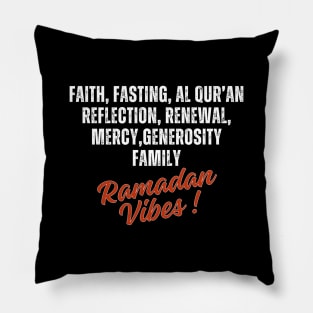 RAMADAN VIBES! RAMADAN MUBARAK ! Pillow