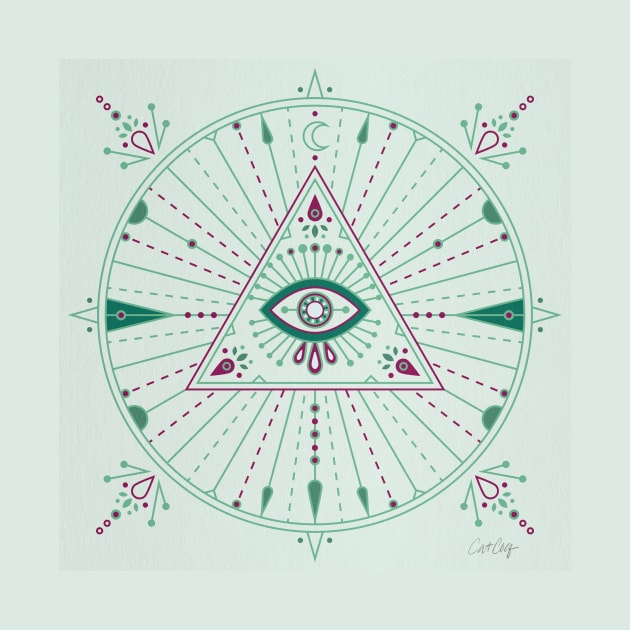 Evil Eye Mandala by CatCoq