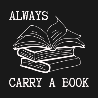 Always Carry A Book - ACAB Punk Anarchist Librarian Gift T-Shirt