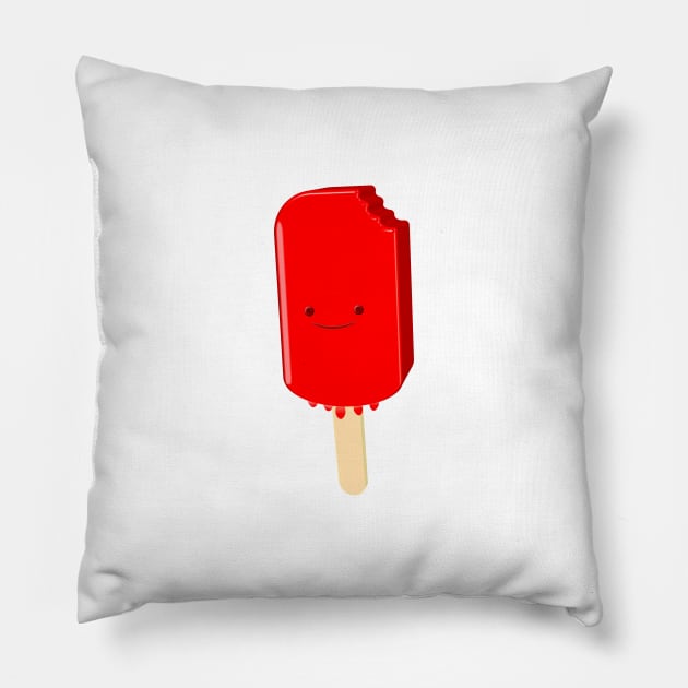 Kawaii Cute Ice Pop Pillow by Braznyc