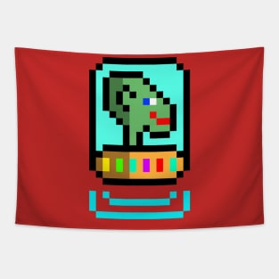 Pixel Alien Tapestry