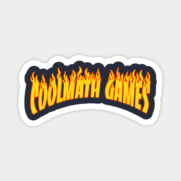 Coolmath Flames Magnet by Coolmath Games