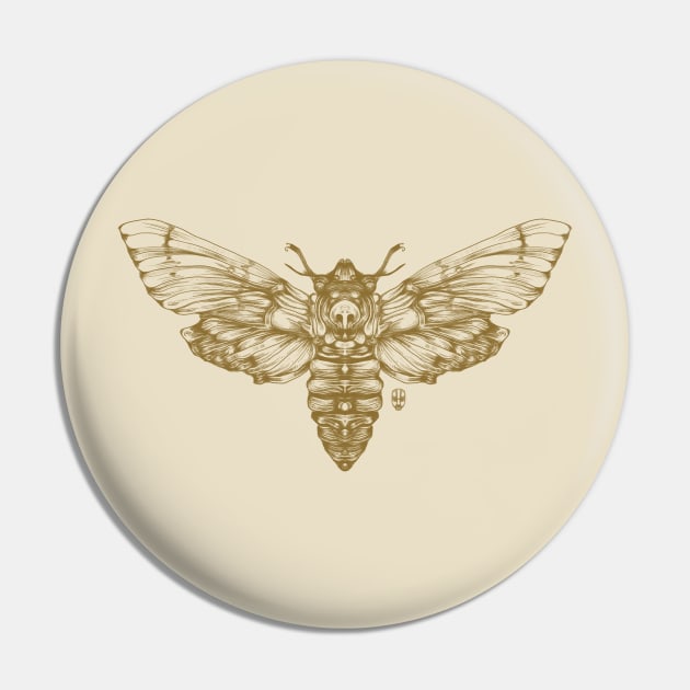 Moth Pin by fakeface