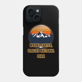 Mount Carter, Glacier National Park Phone Case