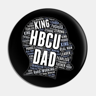 HBCU Dad Father Word Art Pin