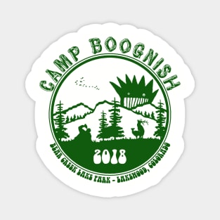 CAMP BOOGNISH (Vintage Green) Magnet