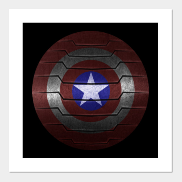 Bucky Cap Winter Soldier Poster Und Kunst Teepublic De