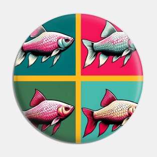 Pop Rosy Barb - Cool Aquarium Fish Pin