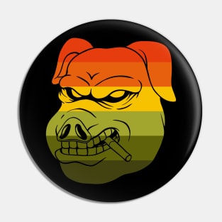 Retro Pig Tough Pin