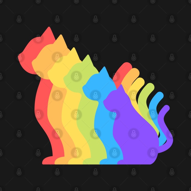 Cat Rainbow by Mey Designs