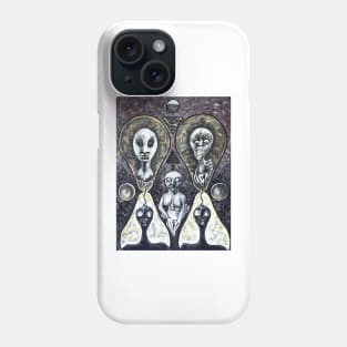 Alien Family Reunion Phone Case