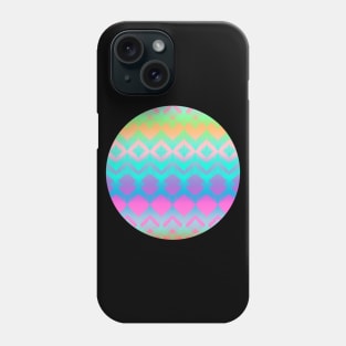 Rainbow Ikat Pattern Phone Case