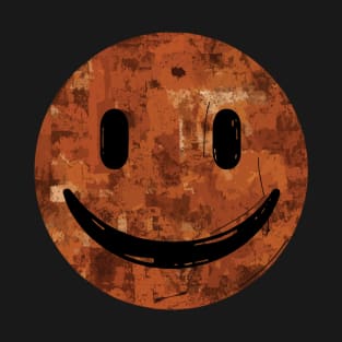 Uncanny Valley Rusty Smile Icon T-Shirt