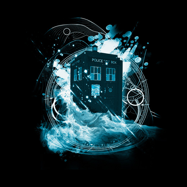waves of space and time - Doctor Who - Phone Case