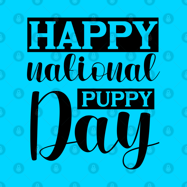 National-Puppy-Day by DavidBriotArt