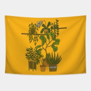 Indoor Potted Plant Garden Tapestry