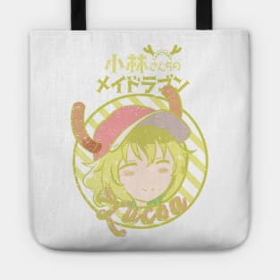 MISS KOBAYASHI'S DRAGON MAID: LUCOA (WHITE/GRUNGE) Tote