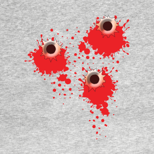 Bullet Holes T Shirts Teepublic