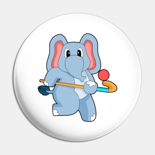 Elephant Hockey Hockey stick Pin