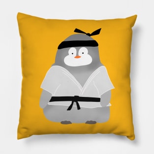 Karate Penguin Pillow