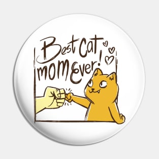 Purr-fect Cat Mom Tribute Pin