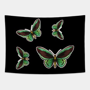 Colorful Butterfly , Cute Light Butterflies Gift Idea Tapestry