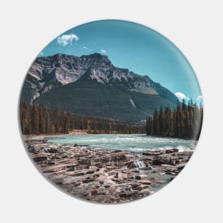 Jasper National Park Mountain Landscape Photo V3 Pin