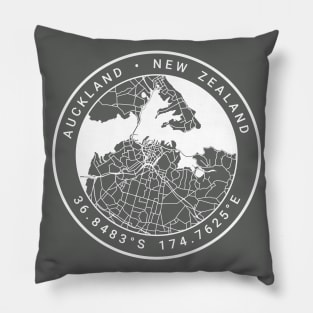 Auckland Map Pillow