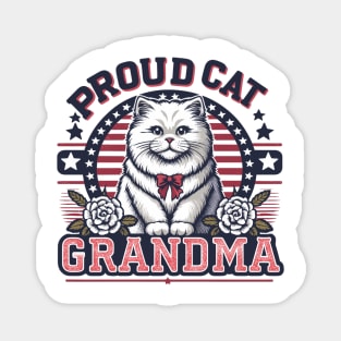 Proud Cat Grandma Magnet