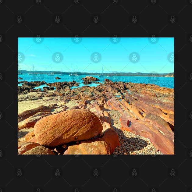 Rock formations in Quarantine Bay, Eden, NSW by Kirkcov