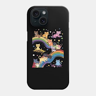 Cat Rainbow Dreamcatcher Phone Case