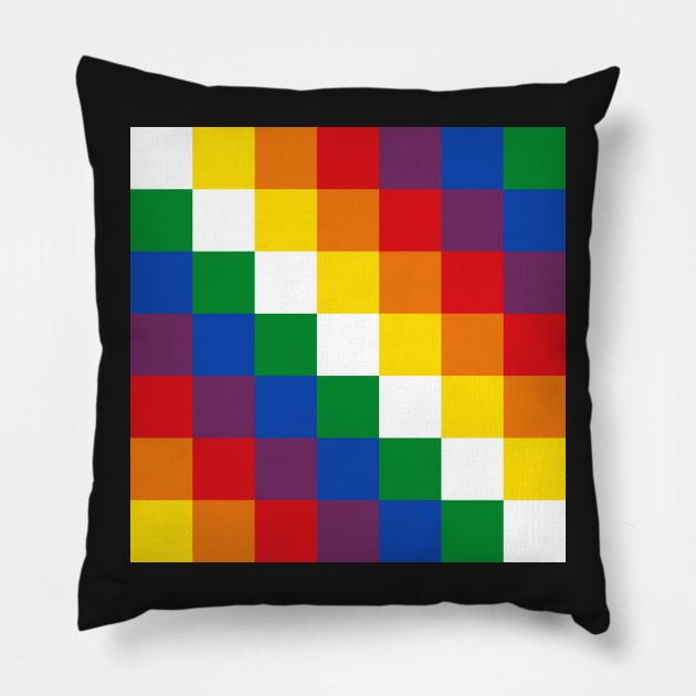 Wiphala Pillow by implexity