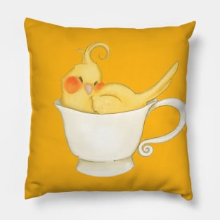 a cup of tiel Pillow