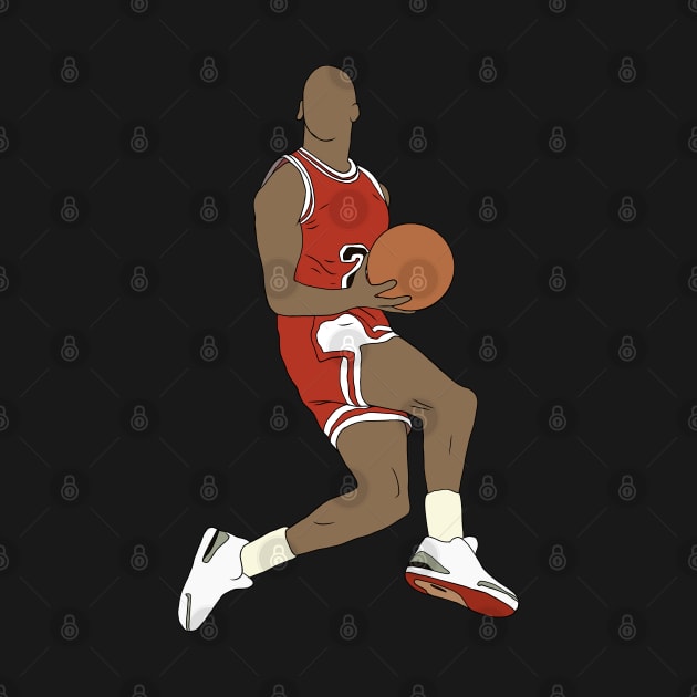 Michael Jordan Reverse Dunk by rattraptees