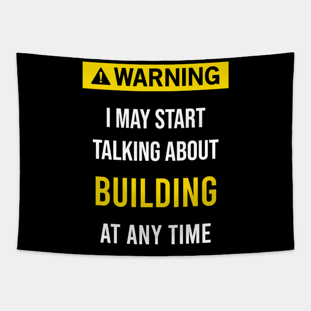 Warning Building Tapestry by flaskoverhand