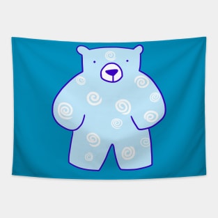 Winter Teddy Bear Tapestry