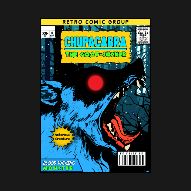 CHUPACABRA COMIC by theanomalius_merch