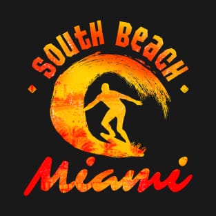 South Beach Miami Surfer T-Shirt