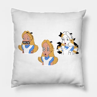 Alice in Wonderland x3 Pillow