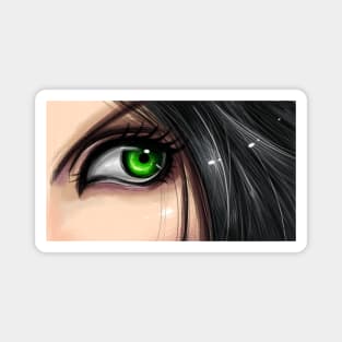 Green Eyes Magnet