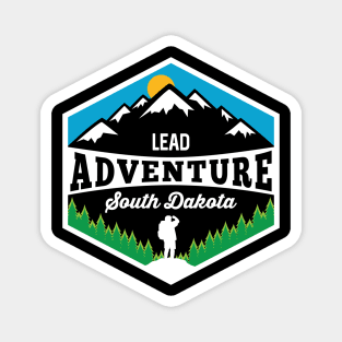 Lead Adventure South Dakota Hiking Wilderness Magnet