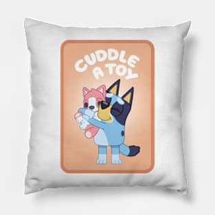 Bluey cudle a toy Pillow