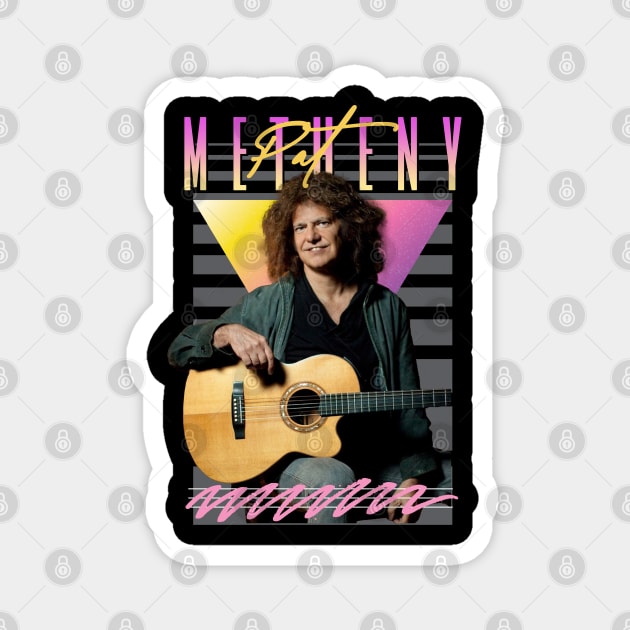 Pat Metheny Retro Dream Box Tour Magnet by Madesu Art