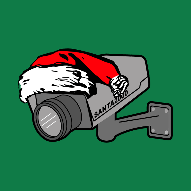 santa cam green (he knows when you are sleeping) by B0red