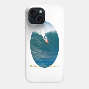 Banzai Takeoff Waimea Bay Hawaii Phone Case