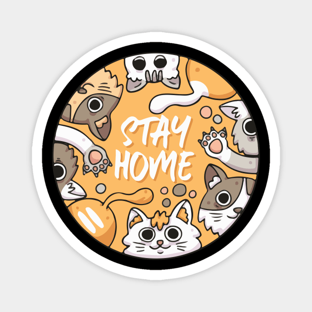 Stay Home Magnet by sufian