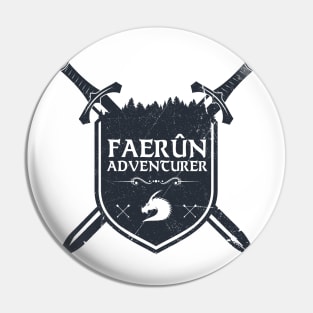 Faerun Adventurer (Dark) Pin