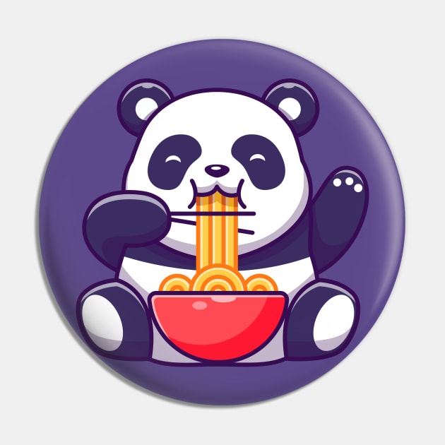 Ramen Panda Pin by machmigo