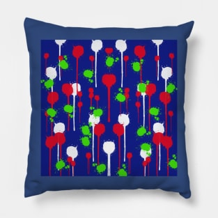 Splish Splash - Abstract Pattern Design Pillow