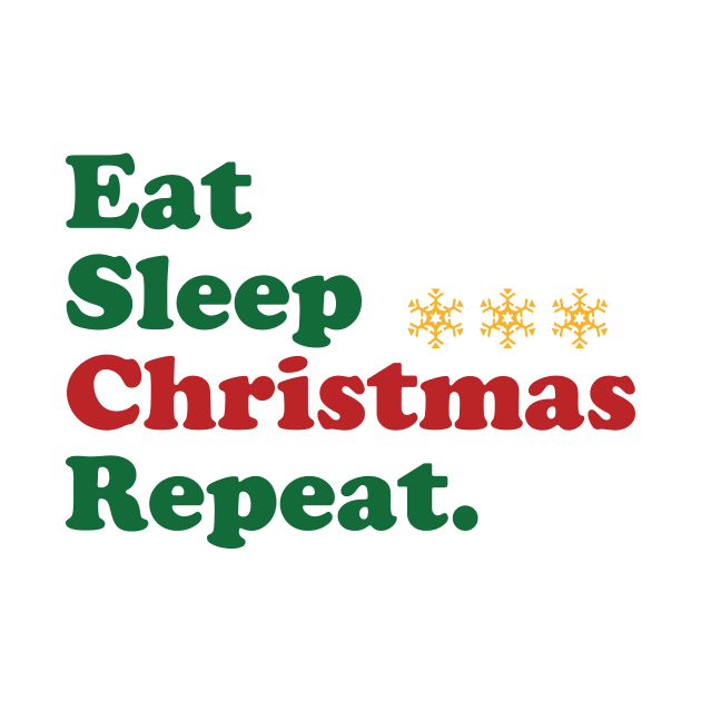 Eat Sleep Christmas Repeat by theDK9